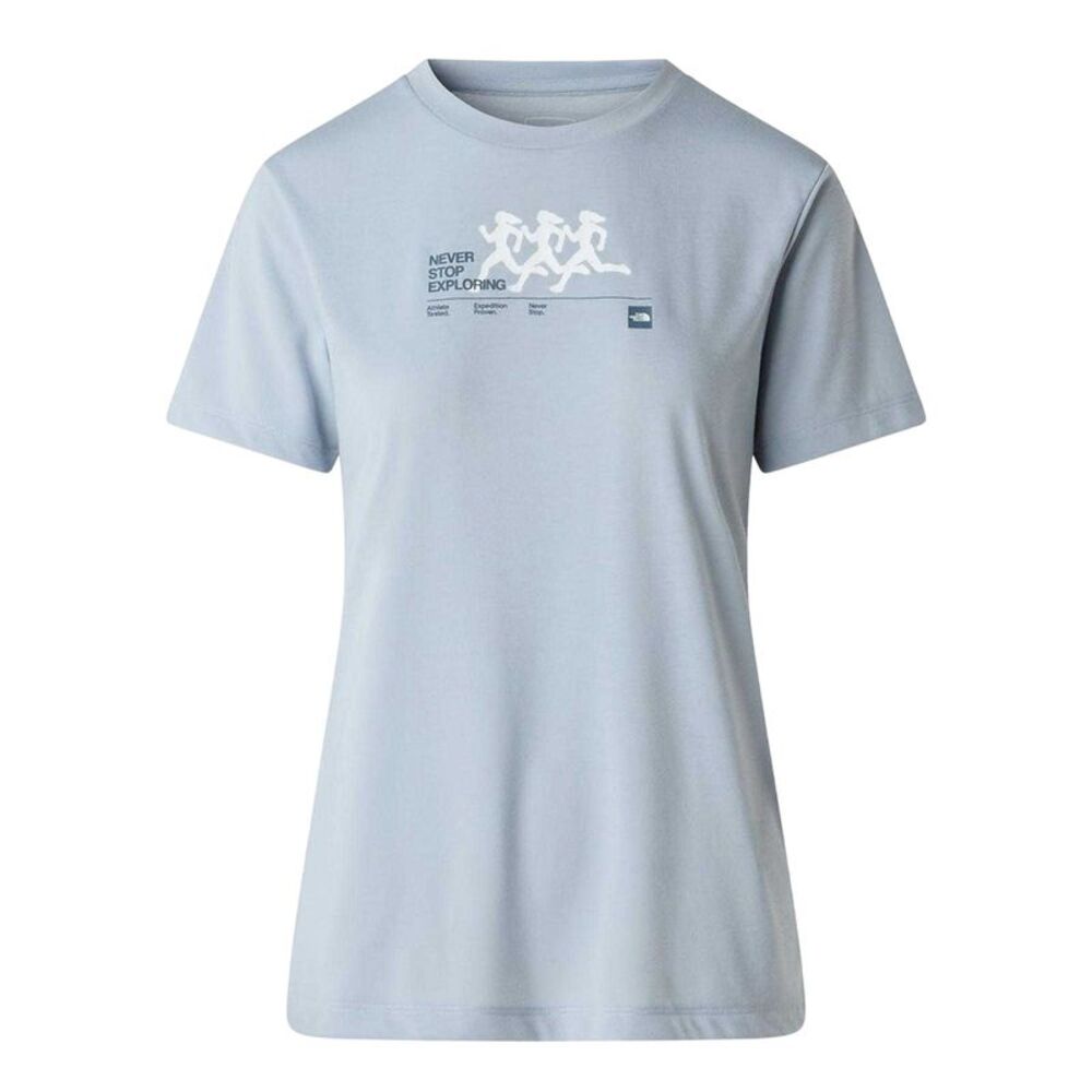 The North Face Womens/Ladies Never Stop Exploring Lightweight T-Shirt / Frost Gr - Picture 1 of 4
